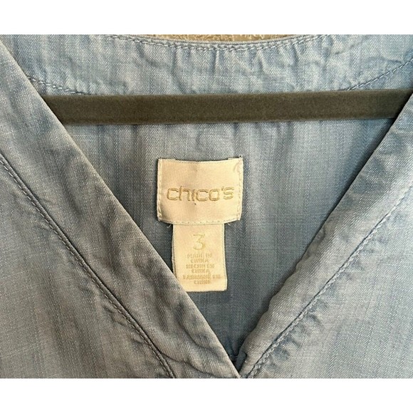 Chico's Light Blue Blouse - Picture 9 of 9